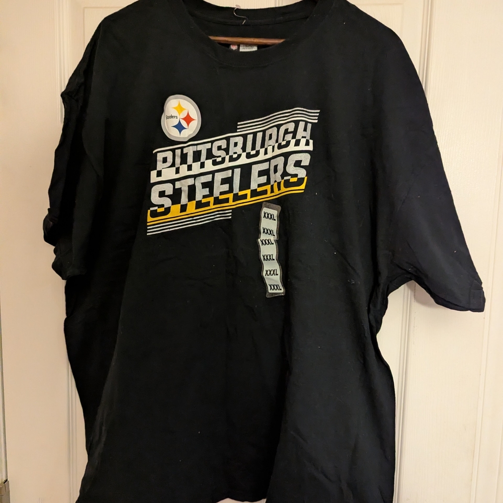 Pittsburgh Steelers Black T-Shirt NFL 3XL NWT